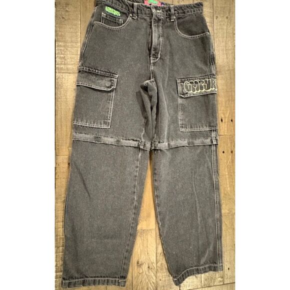 Empyre Jeans Ladies 10, Sk8ter, Street, Convertible, Wide Leg, Vintage Look - Picture 1 of 7